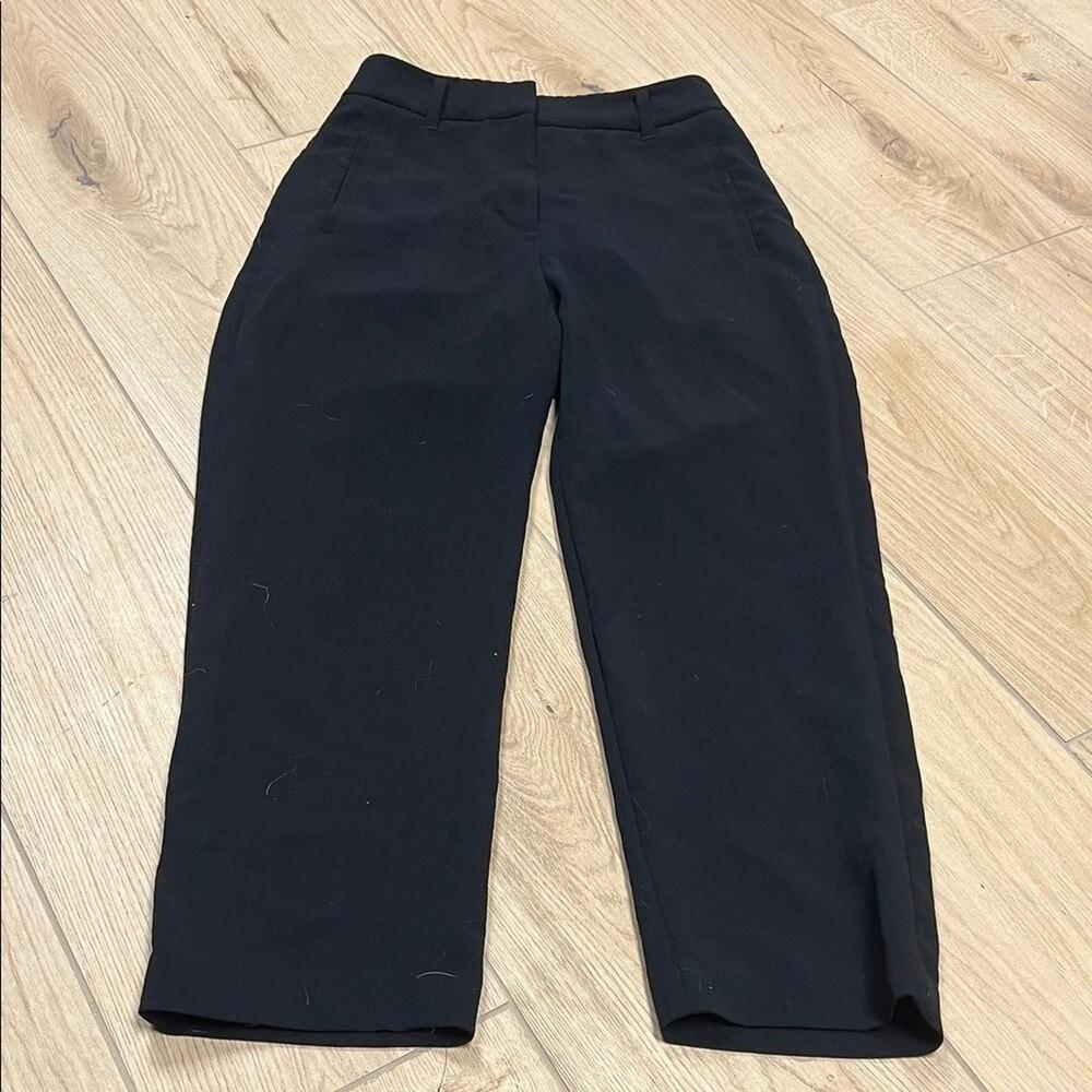 Aritzia Wilfred Black Straight Leg Pants